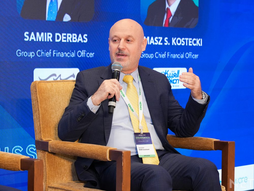 Samir Derbas speaking at CFO StraTech 2024, Riyadh